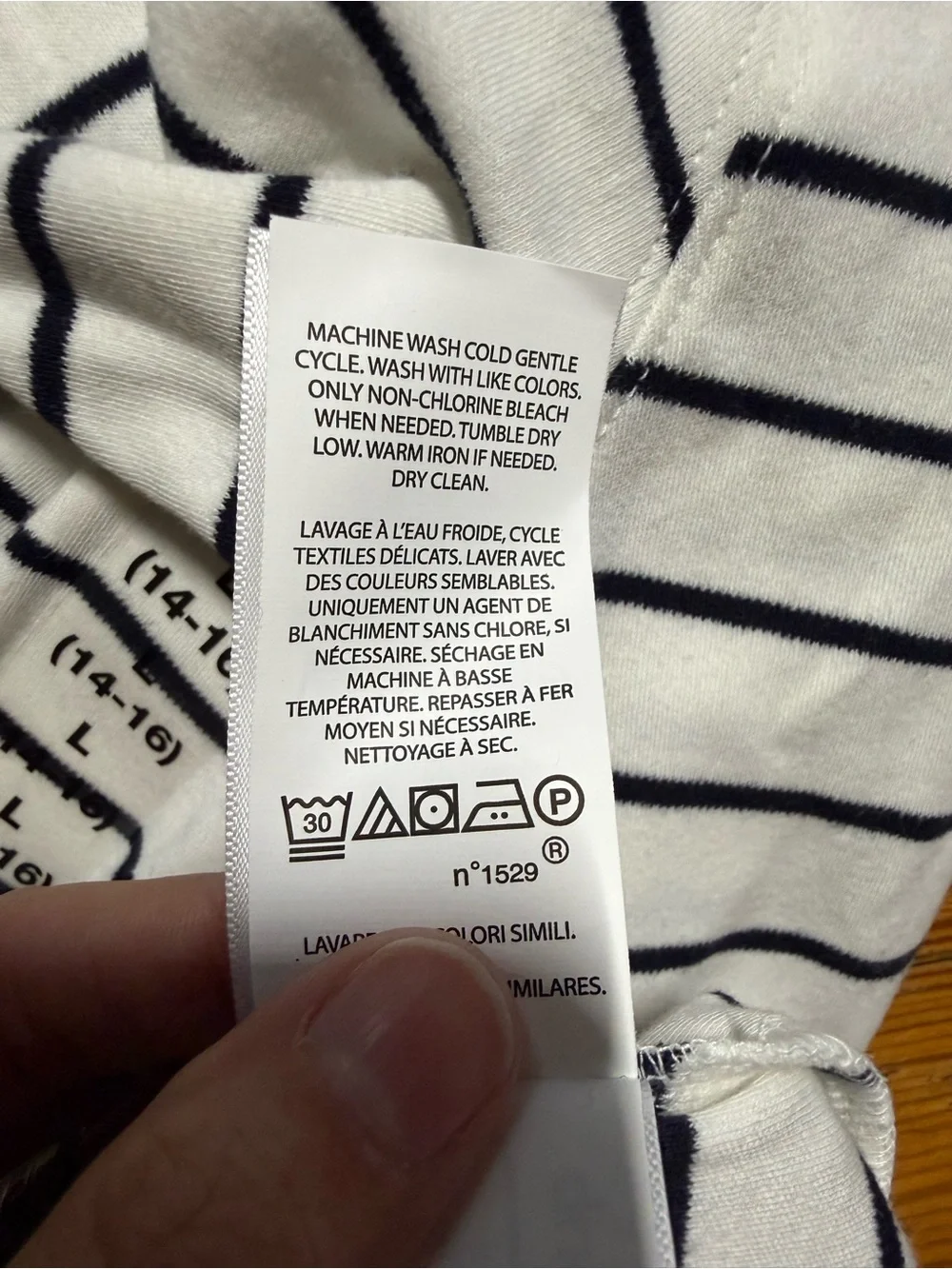 Ralph Lauren White & Black Striped Quarter Zip Pullover NWT Large 14/16